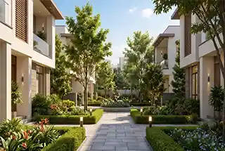 Godrej Florenne Whitefield Villas Landscaped Garden